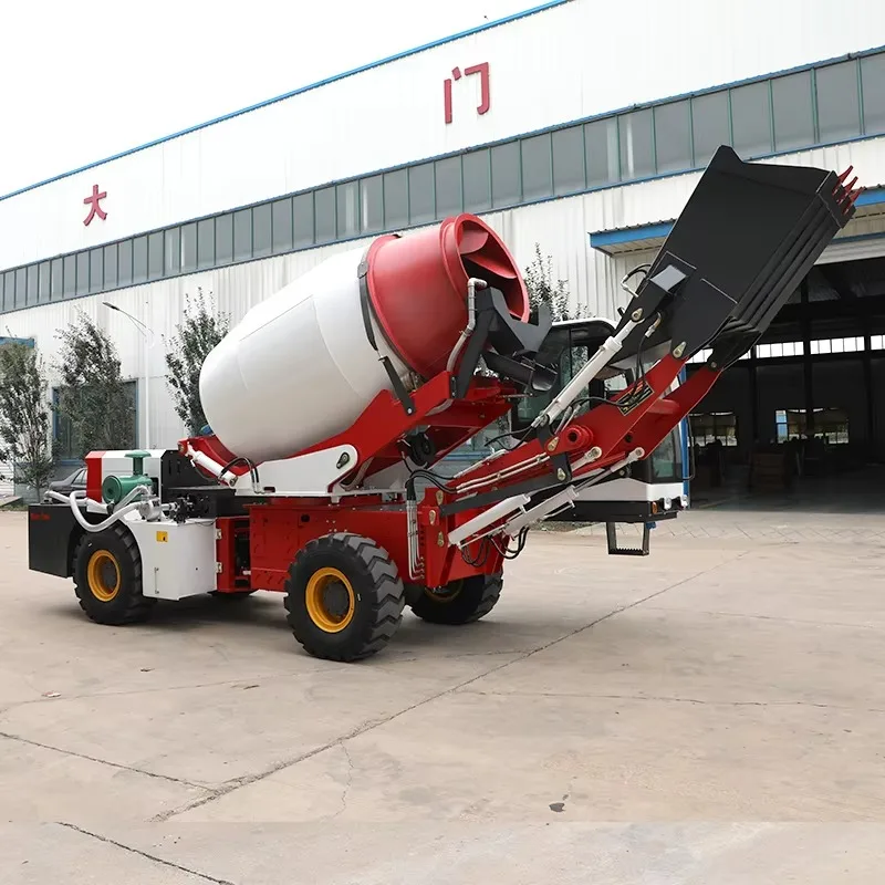 Free Shipping Euro 5 EPA Self Loading Mobile Concrete Mixer Truck 2m3 3m3 4m3 6m3 Diesel Concrete Self Loading Mixers