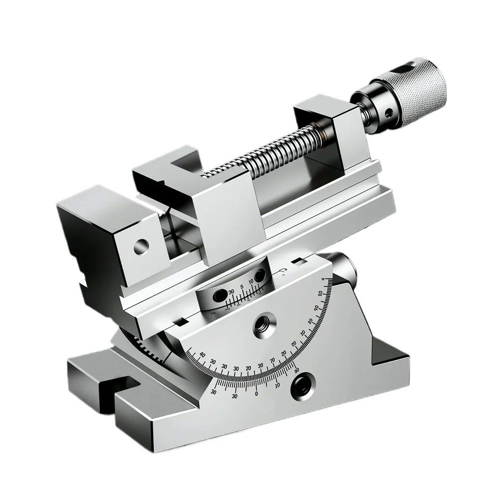 

Универсальные прецизионные тиски с плоскими губками, вращающиеся тиски, размер от 2 до 3 дюймов, 360° ° Регулируемый угол поворота, вертикальный наклон до 50 градусов. °
