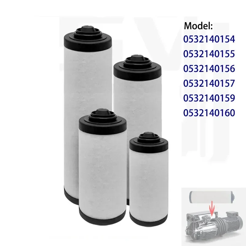 

Filter for Vacuum pump cartridges Oil mist separator compatible RA0100 RA0025 RA0063 0532140155 Pump strainer replacement parts