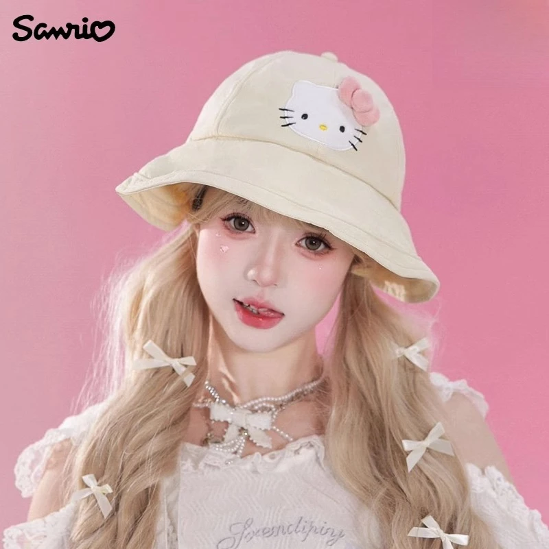 

Miniso Sanrio summer sun protection and UV protection three-dimensional Kulomi cartoon versatile cute fisherman hat