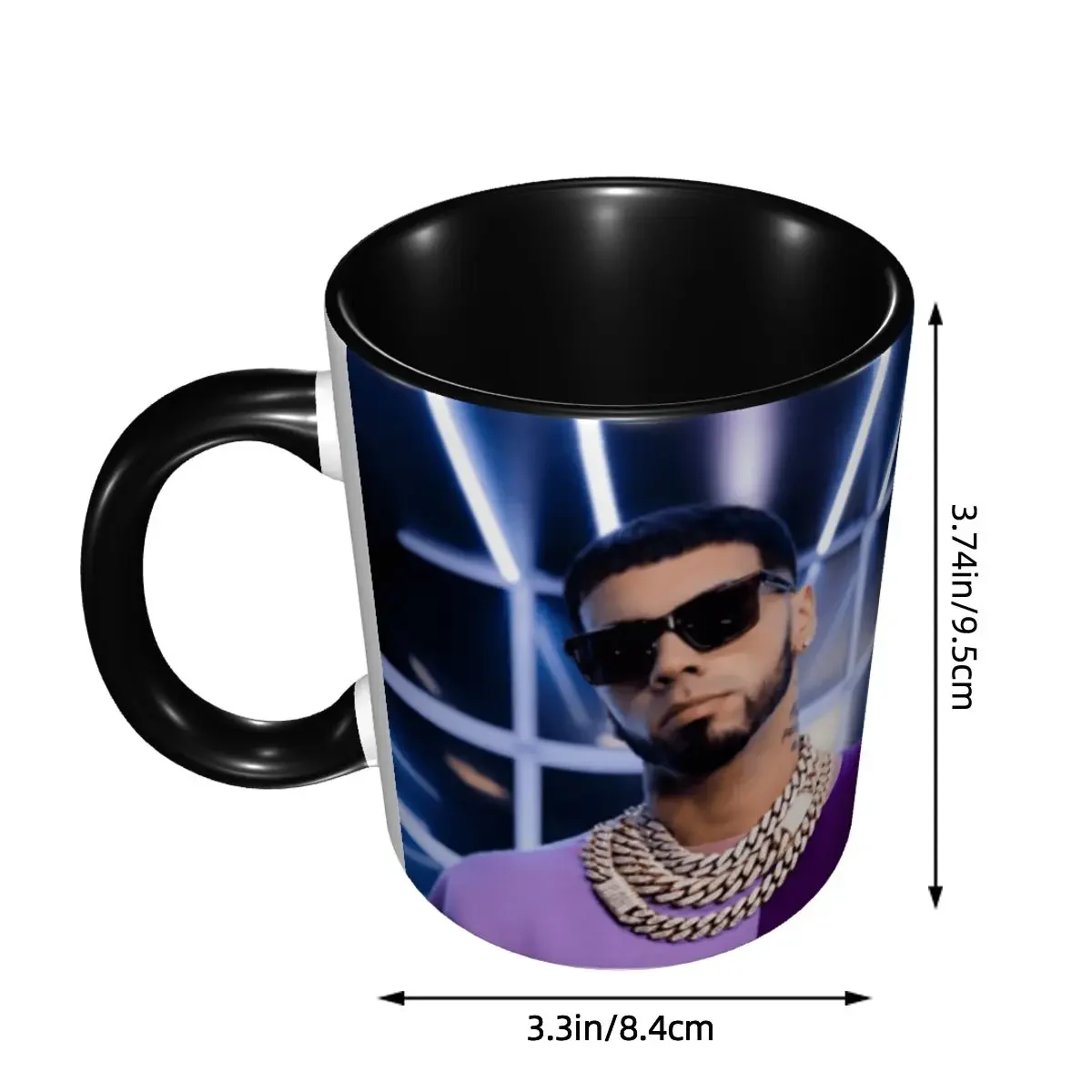 Latin Urban Music Anuel AA Mug Personalized Coffee Ceramic Mug Creative Gift