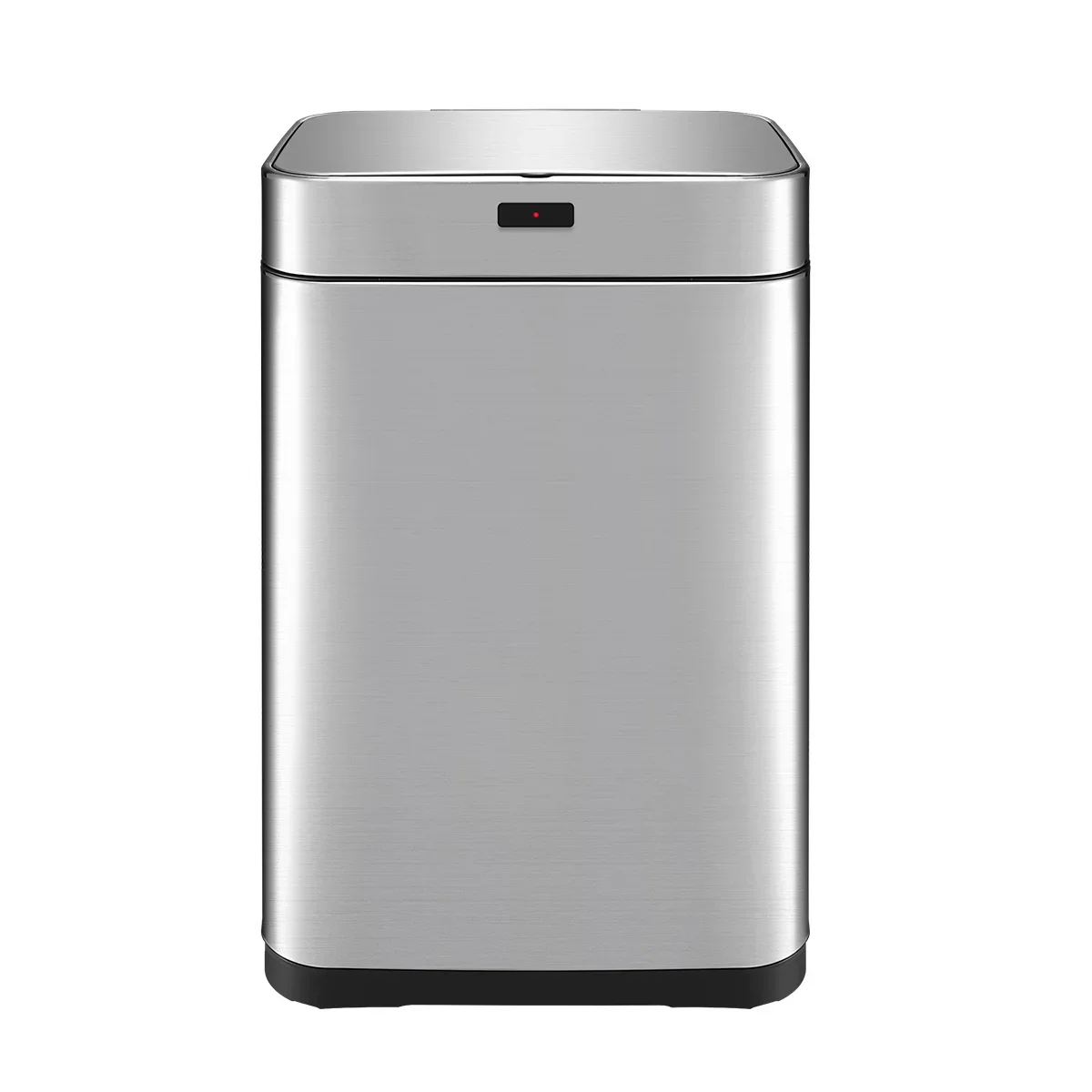 75L Dual Stainless Steel Silver Trash Can with Motion Sensor Recycling Kitchen Waste Indoor Office Garbage Bin Lid Included