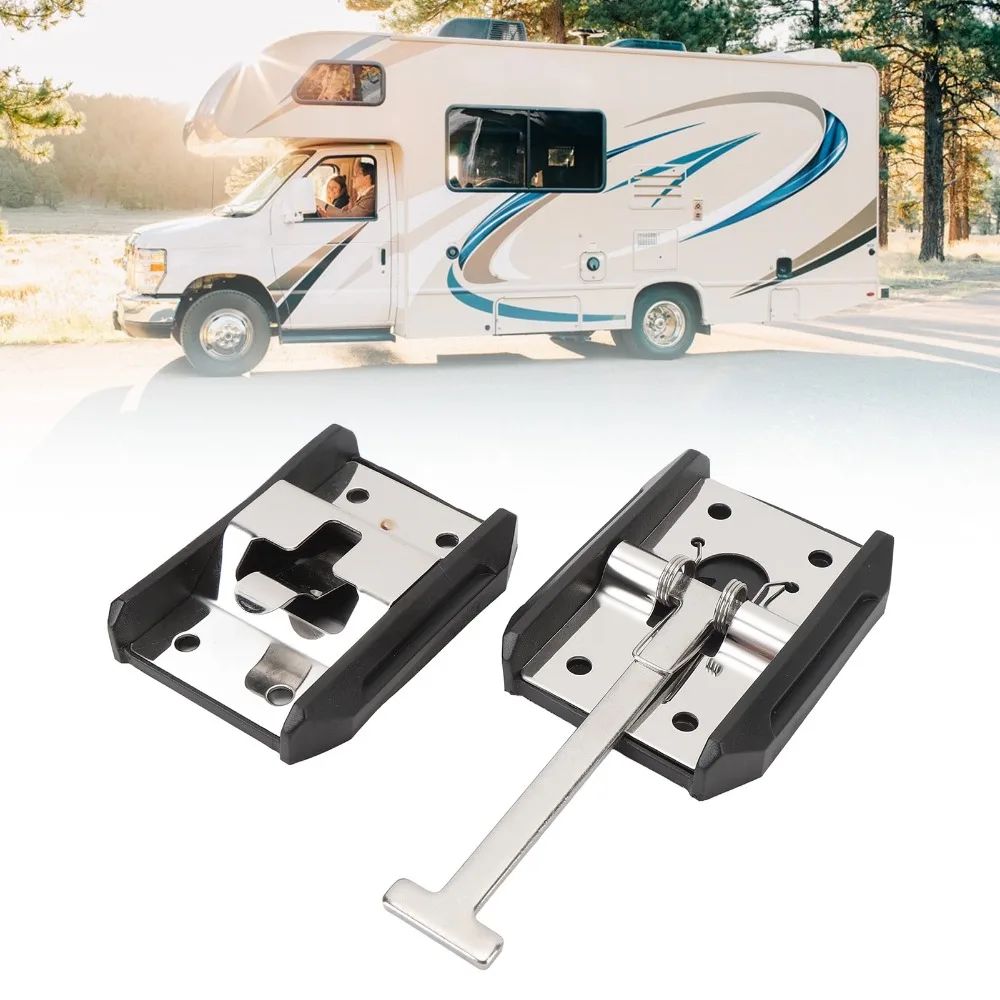 

Door Keeper Stainless Steel RV Door Holder T Style Door Catch Trailer Door Holder Door Hold Hook Trailer