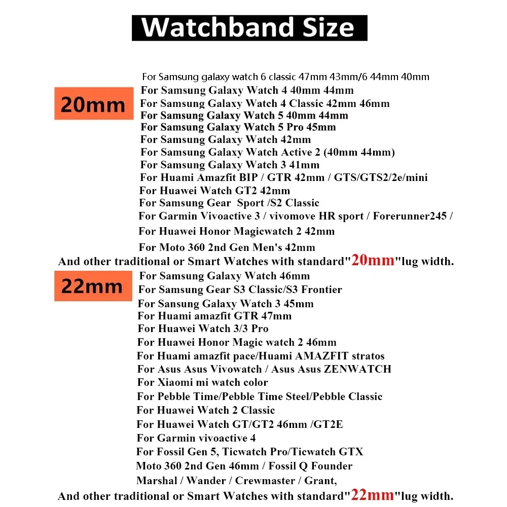 20mm 22mm Bracelet for samsung galaxy watch 6 classic 47mm 42mm 5 4 40mm 44mm stainless steel strap watch 5pro 45mm 46mm 42 band