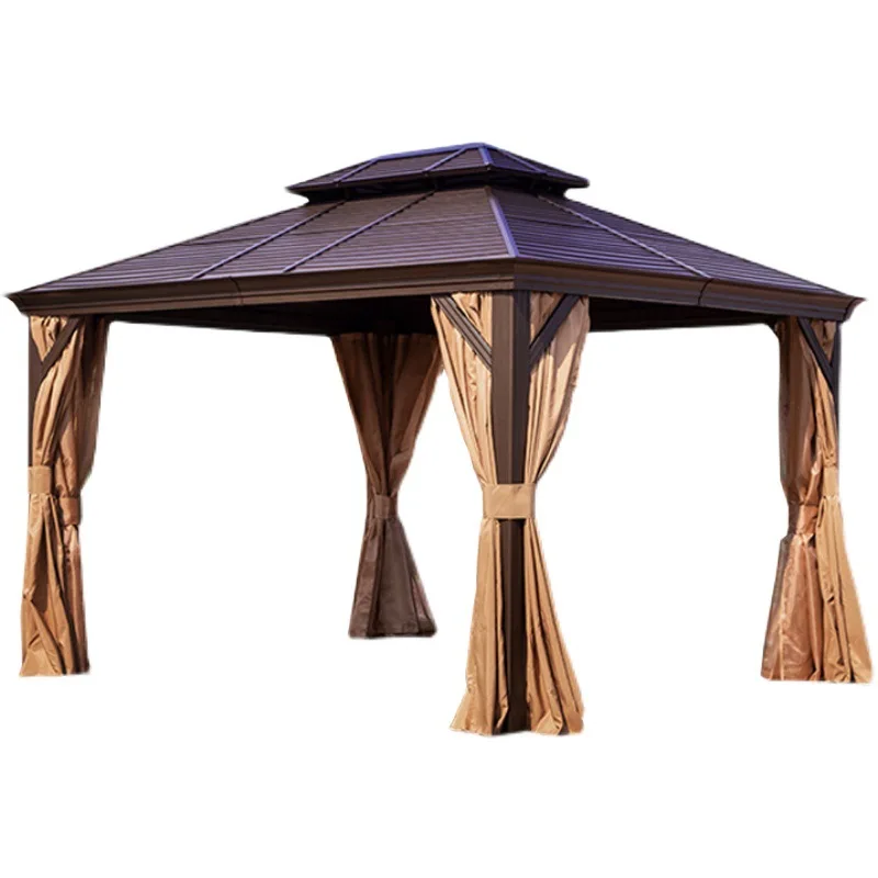 Outdoor Gazebo Pergola Aluminum Alloy Outdoor Garden Garden Yard Weather Resistant Easy Assembly