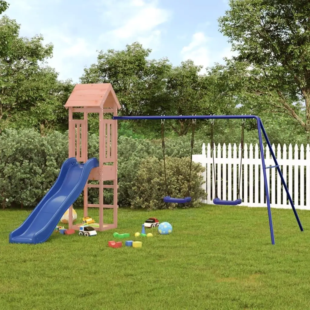 Solid Wood Douglas Outdoor Playset - Durable, Safe, and Fun for Kids