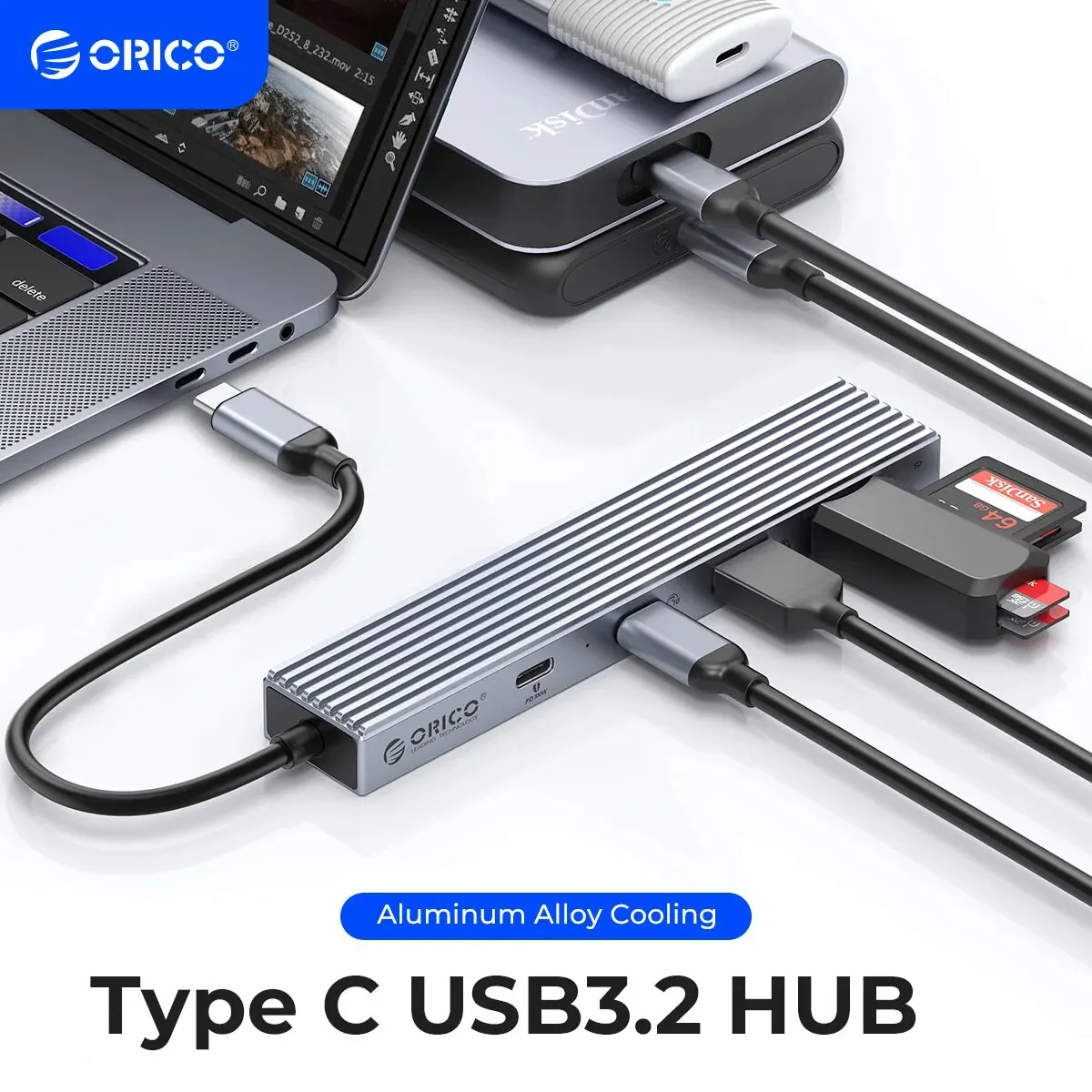 3.2 Hub Splitter 3.2 10Gbps HUB 4 Port Splitter 1