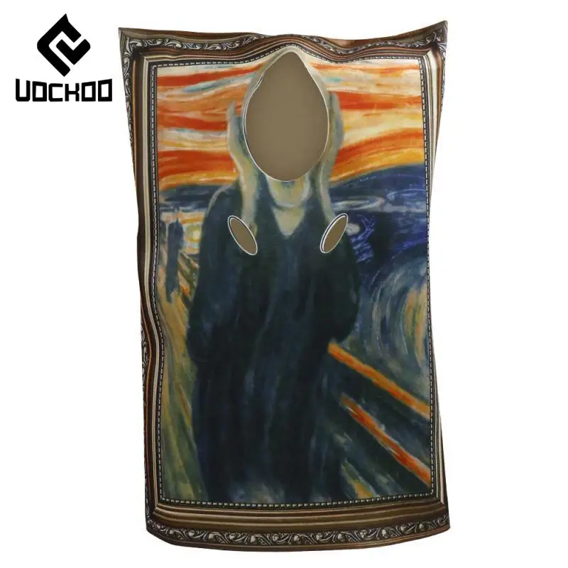 Mona Lisa Adult Cosplay Costumes Boy Girl Carnival Cosplay Jumpsuit Funny Novelty Mural Dress Up Purim Performance Clothes