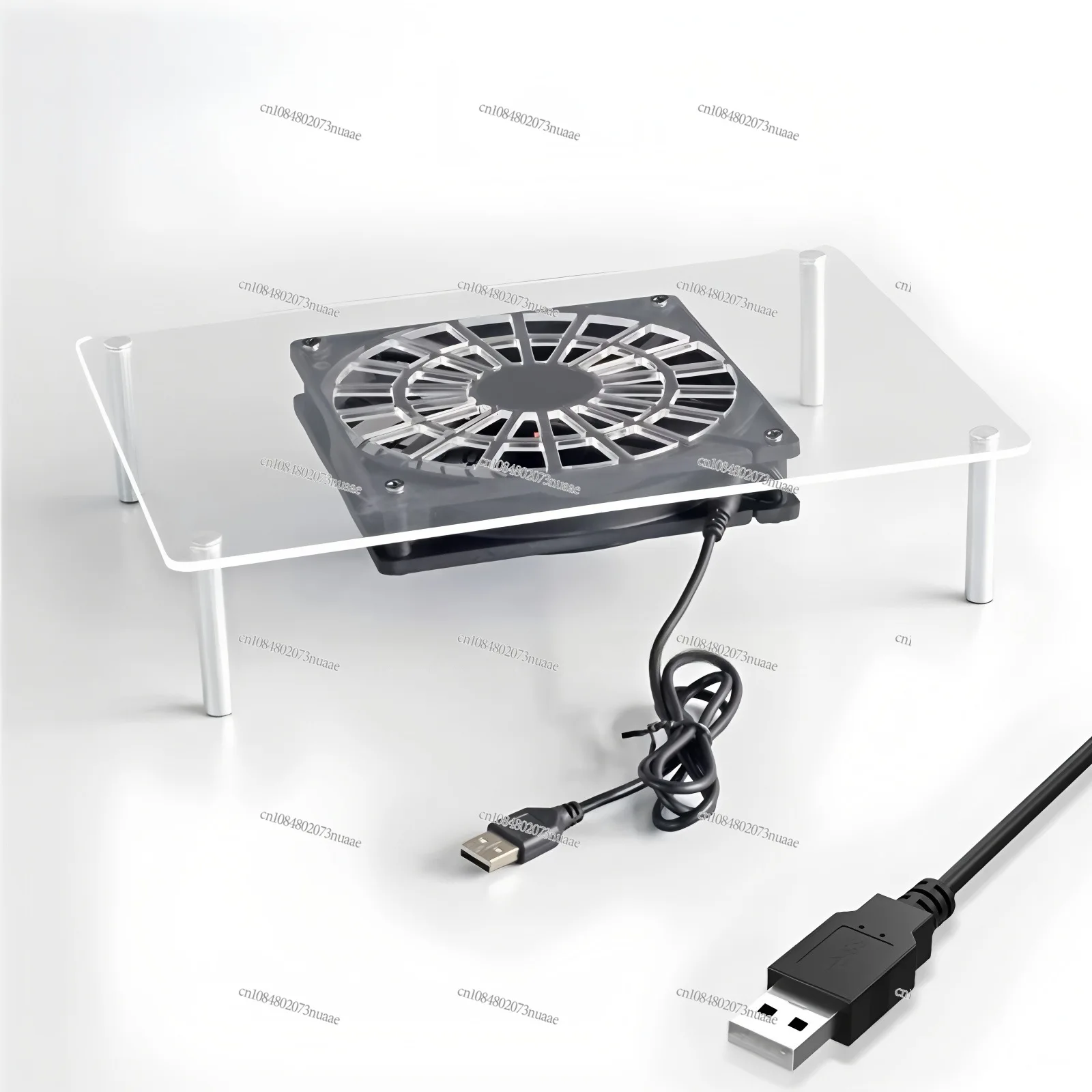 

Router Cooling Base Fan Bracket 5V USB Fan Radiator Wifi Cooling Light Cat Base Adjustable Speed