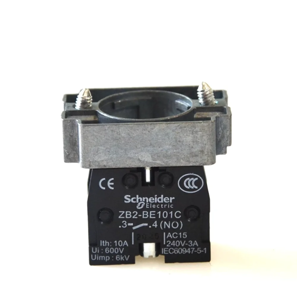 Original Schneider Electric Harmony XB2 Auxiliary Contact Block ZB2-BE101C 1NO ZB2-BE102C 1NC Contactor Accessory Button Switch
