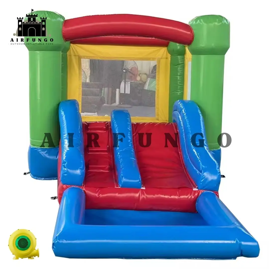 Customization Inflatable Kids Bounce House Professional (13x8x8ft) Mini Jumping Bouncy Castle Bouncer for Party with Air Blower