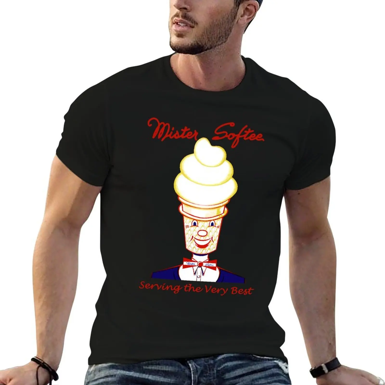 

MISTER SOFTEE T-Shirt t shirt men 100% cotton luxury brand man t shirt graphic T-Shirt