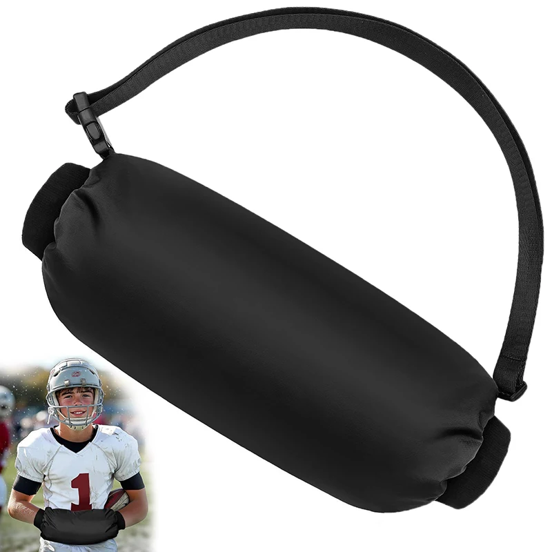 

Football Hands Warmer Pouch Warm Windproof Hand Warming Muff With Two-Point Harness Attachment For Baseball Tennis Outdoor