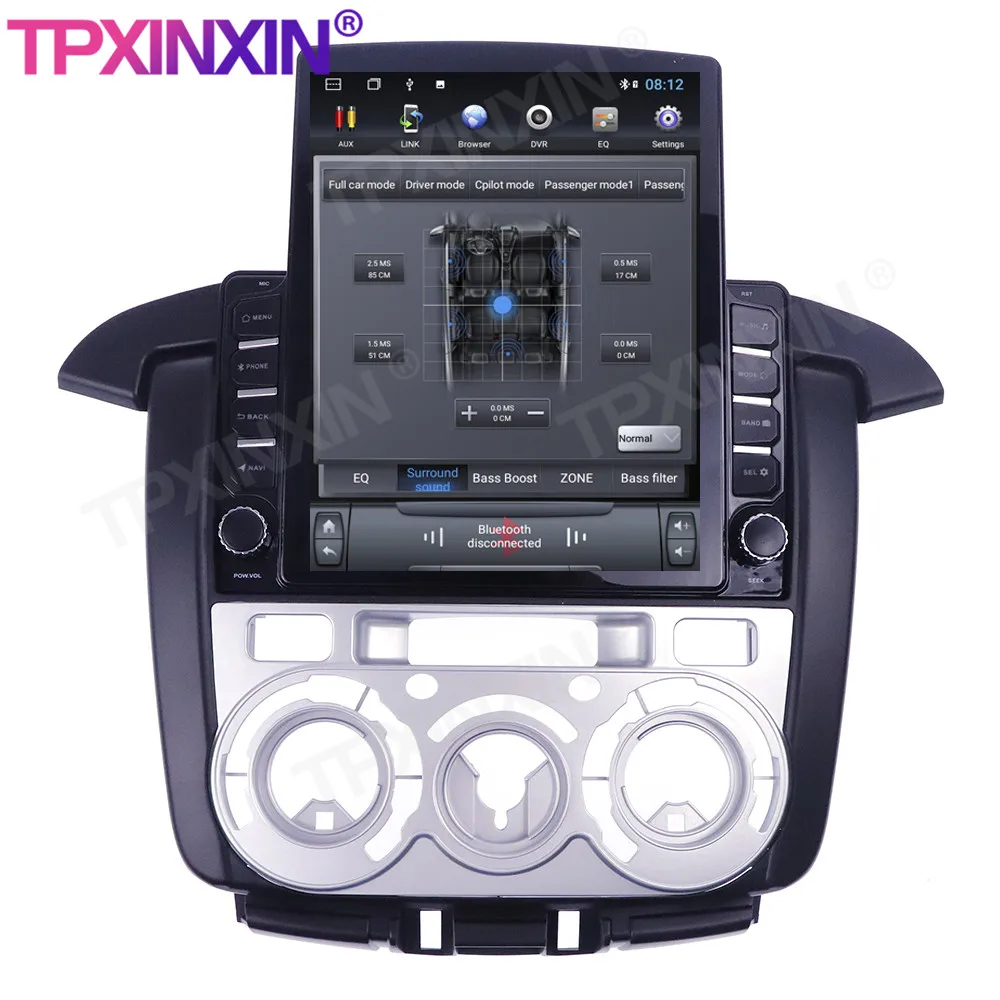 6+128G For Toyota Innova 2008-2014 Manual Android 10 GPS IPS Car Multimedia Player Head Unit Audio Radio Navigtion Tape Recorder