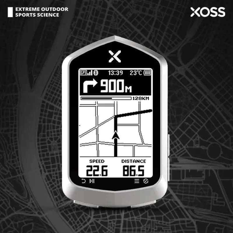 

Outdoor XOSS NAV Plus Bicycle Computer Wireless Speedometer GPS Map Navigation Waterproof Bluetooth ANT+ Cadence Odometer