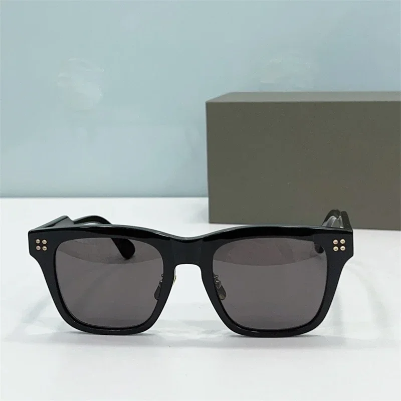 Sunglasses Women's Eyewear Luxury Model THAVOS Square Acetate Sunglasses Men Oculos De Sol Masculino with Original Case