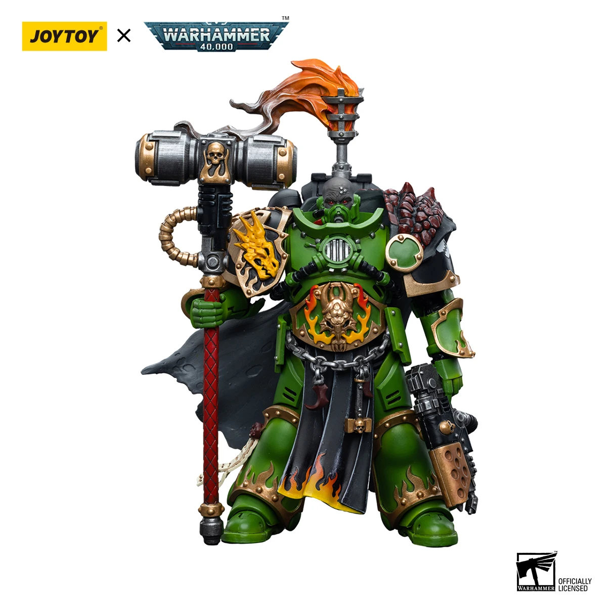 

Фигурка JOYTOY Warhammer 40K 1/18: Капитан Адракс Агатон из Саламандров, аниме-модель военного типа