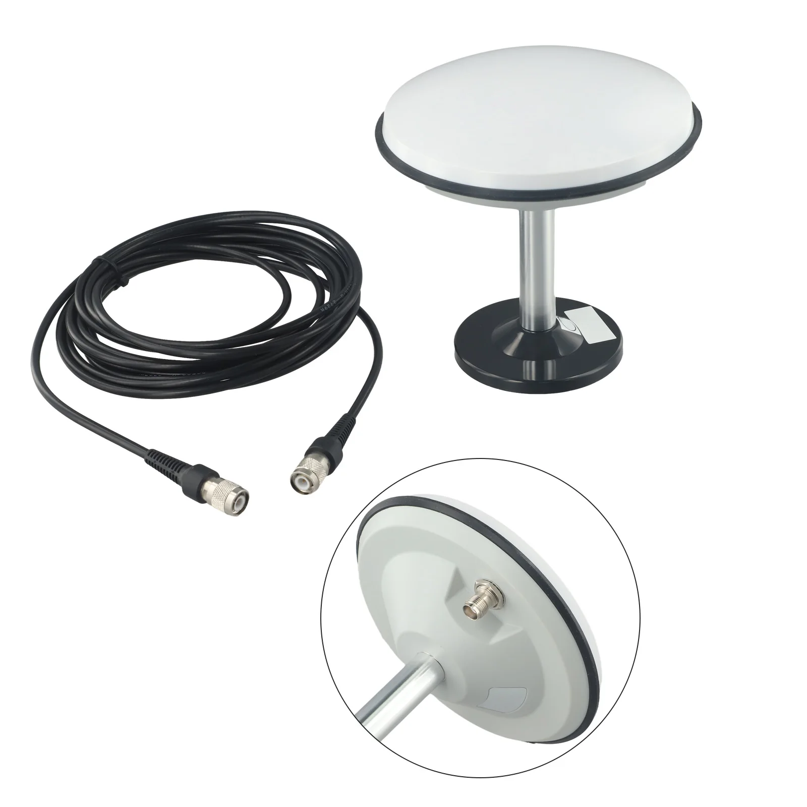 هوائي GPS عالي الكسب لـ L1 L2 GNSS الاستقطاب الدائري ذو الزاوية الواسعة ومركز الطور المستقر (60 80 حرفًا)