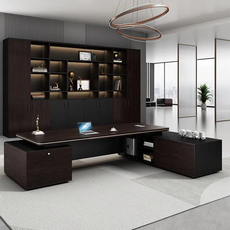 Luxury Executive Office Desk Modern Drawer Large Lshaped Crafts Design Office Desk Minimalist Display Ufficio Unique Furniture