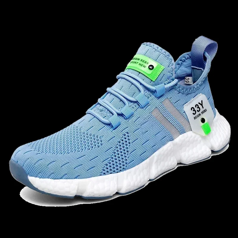 Zapatillas de deporte para hombre, zapatos informales transpirables de malla de verano, zapatos ligeros de suela blanda para correr para hombre, Tenis para correr Unisex, zapatos para caminar