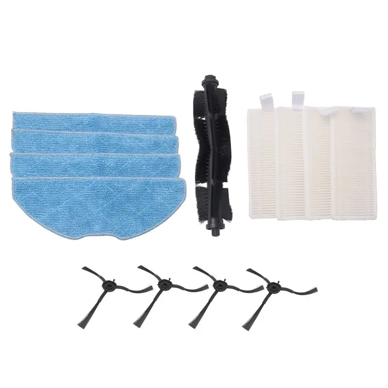 A67M-For Honor Choice R2 / R2 Plus Robot Vacuum Main Side Brush HEPA Filter Mop Pad Replacement