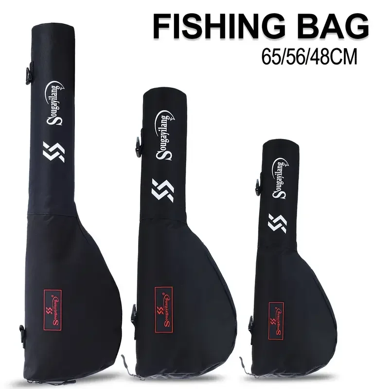 

Sougayilang Fishing Bag, Portable Multifunction Nylon Fishing Bags, Fishing Rod Case, Fishing Tackle, Tools Storage Bag