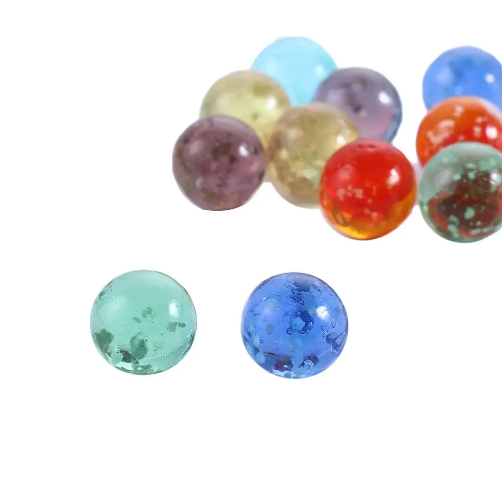 เกม Bouncing Ball Marbles Pat ของเล่นเครื่องลูกปัดหินอ่อน Run Glass Marbles Luminous Glass Ball เครื่อง Pinball Small Marbles