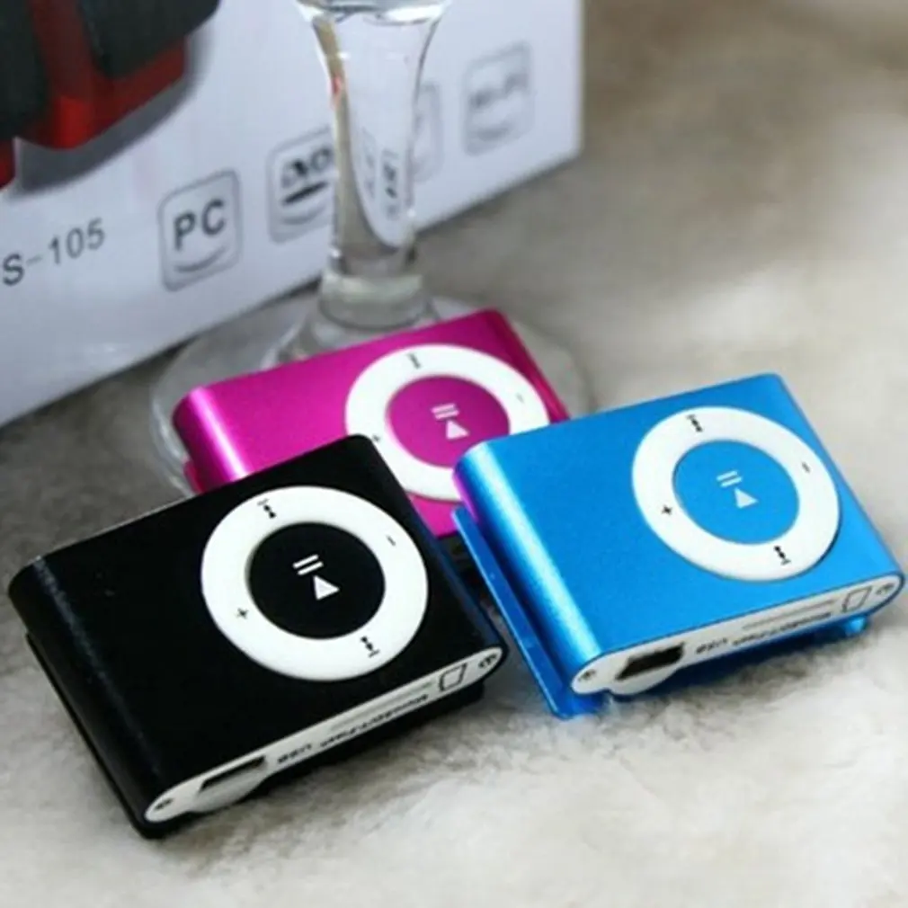 

Portable MP3 Media Metal Clip Digital Player Mini MP3 Player Support TF Card USB 2.0 With 3.5mm Headphone Jack Dropshipping