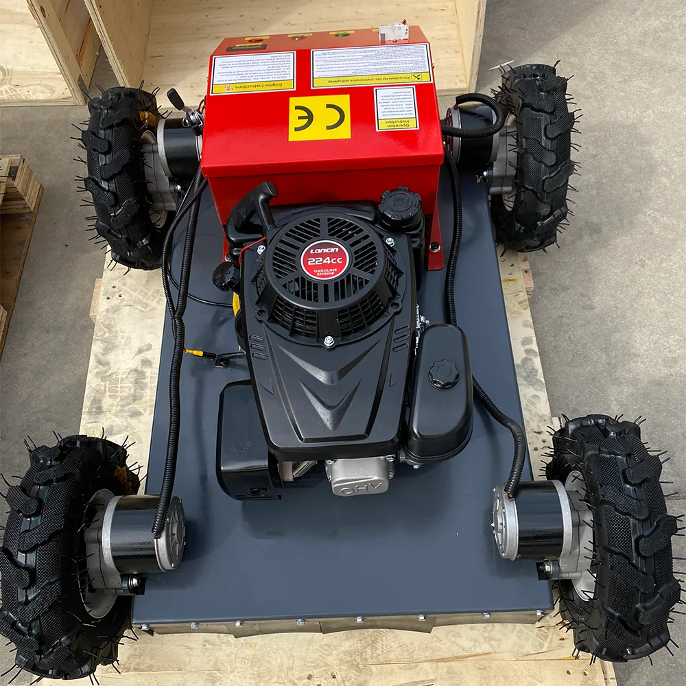 

Grade Four-Stroke Tracked Lawn Mower for Agricultural Weed Re val