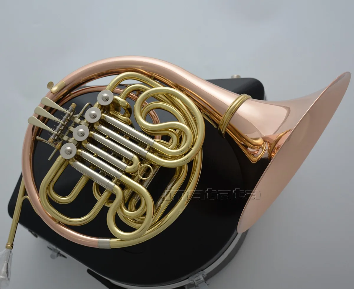 Fast Ship phosphor Copper Bell Double French Horn Bb / F With Hard Case
