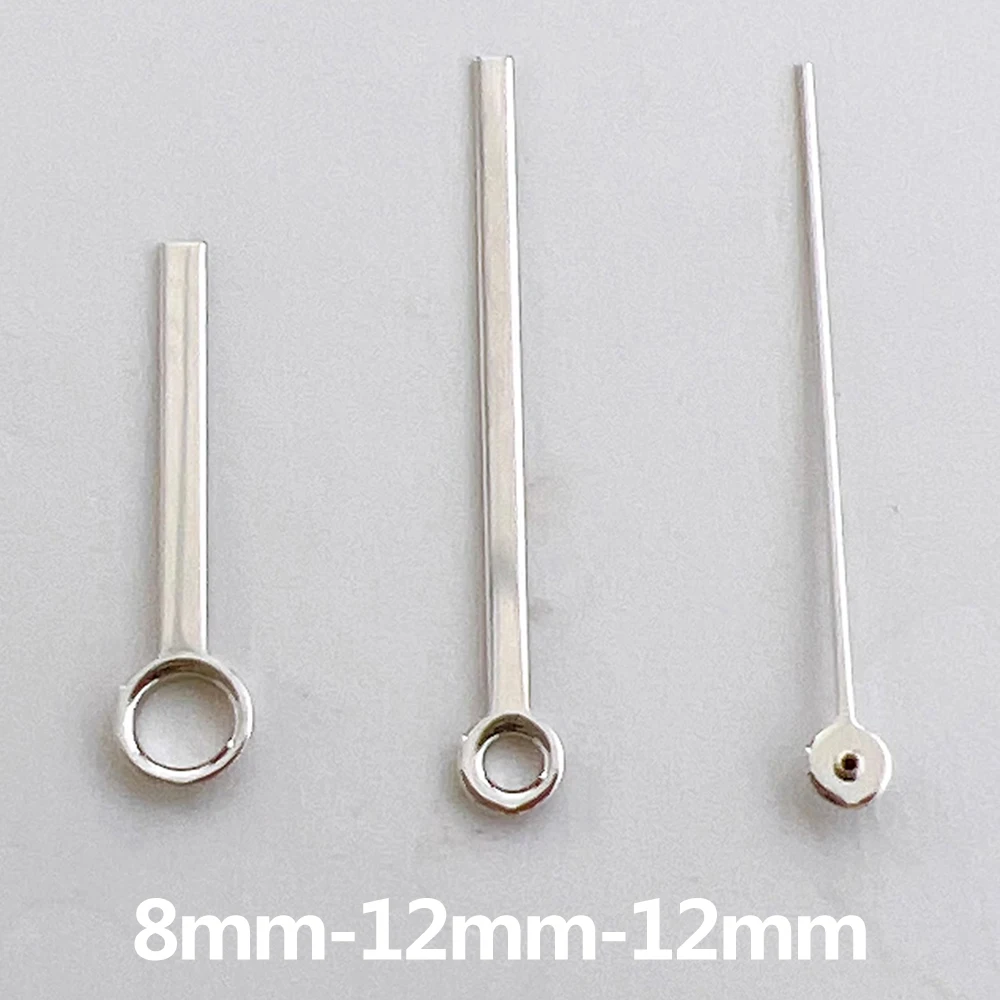 

Polished Pointers NH35 Hands, for NH35 NH36 4R 7S Movement Automatic Mechanical Watch, 8-12-12mm Watch Hands, No Luminous Needle