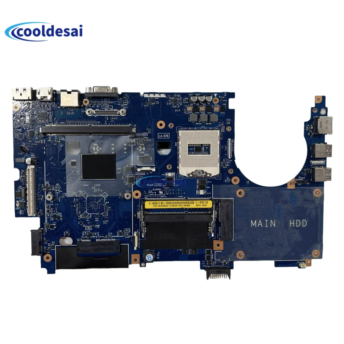 

VAR10 LA-9782P / LA-9781P For dell Precision Workstation M6800 Laptop EDP Motherboard CN-098VVR 98VVR Mainboard 100% tested