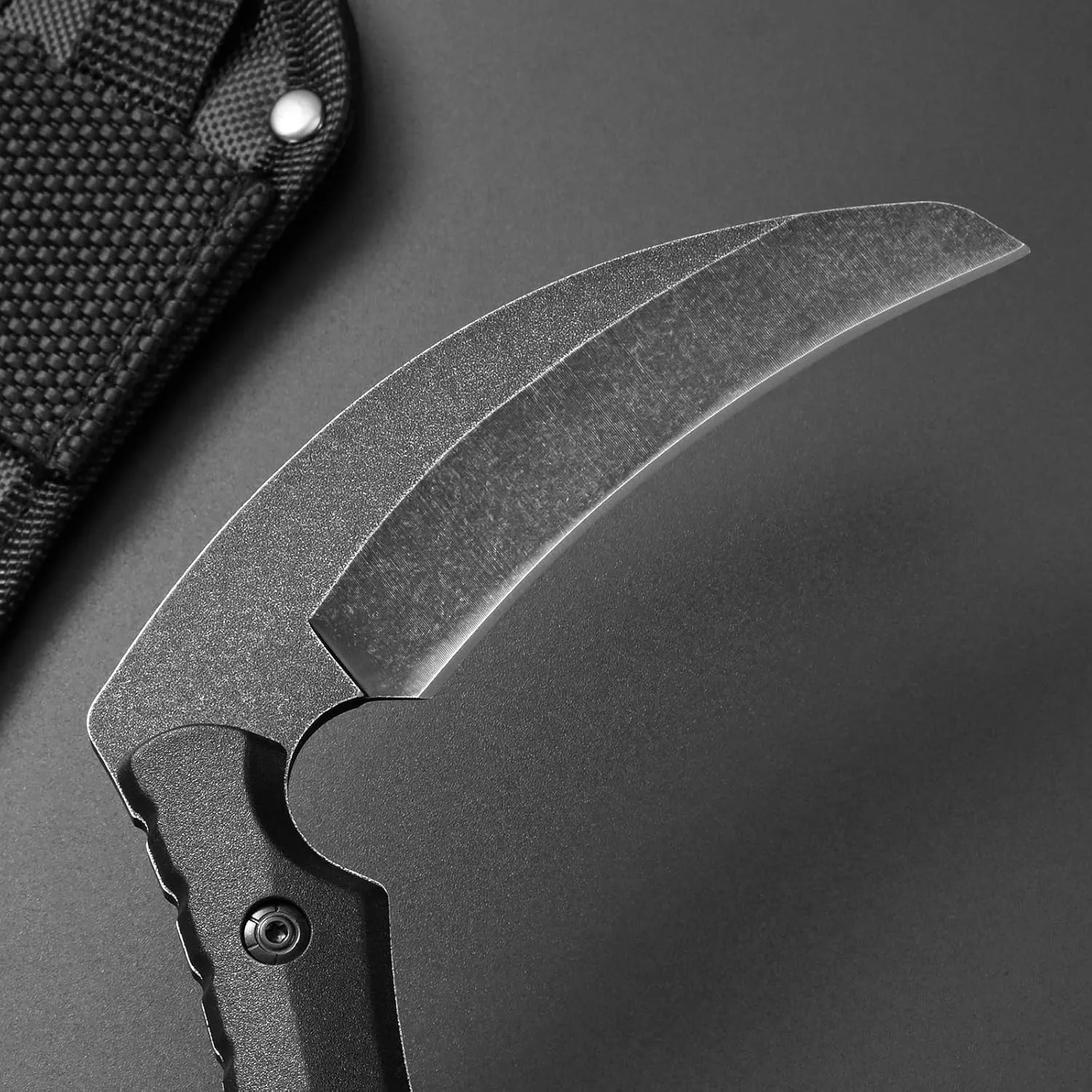 Hoz táctica multifuncional para jardín, conveniente para jardinería al aire libre, herramienta de deshierbe EDC Manual de alta calidad