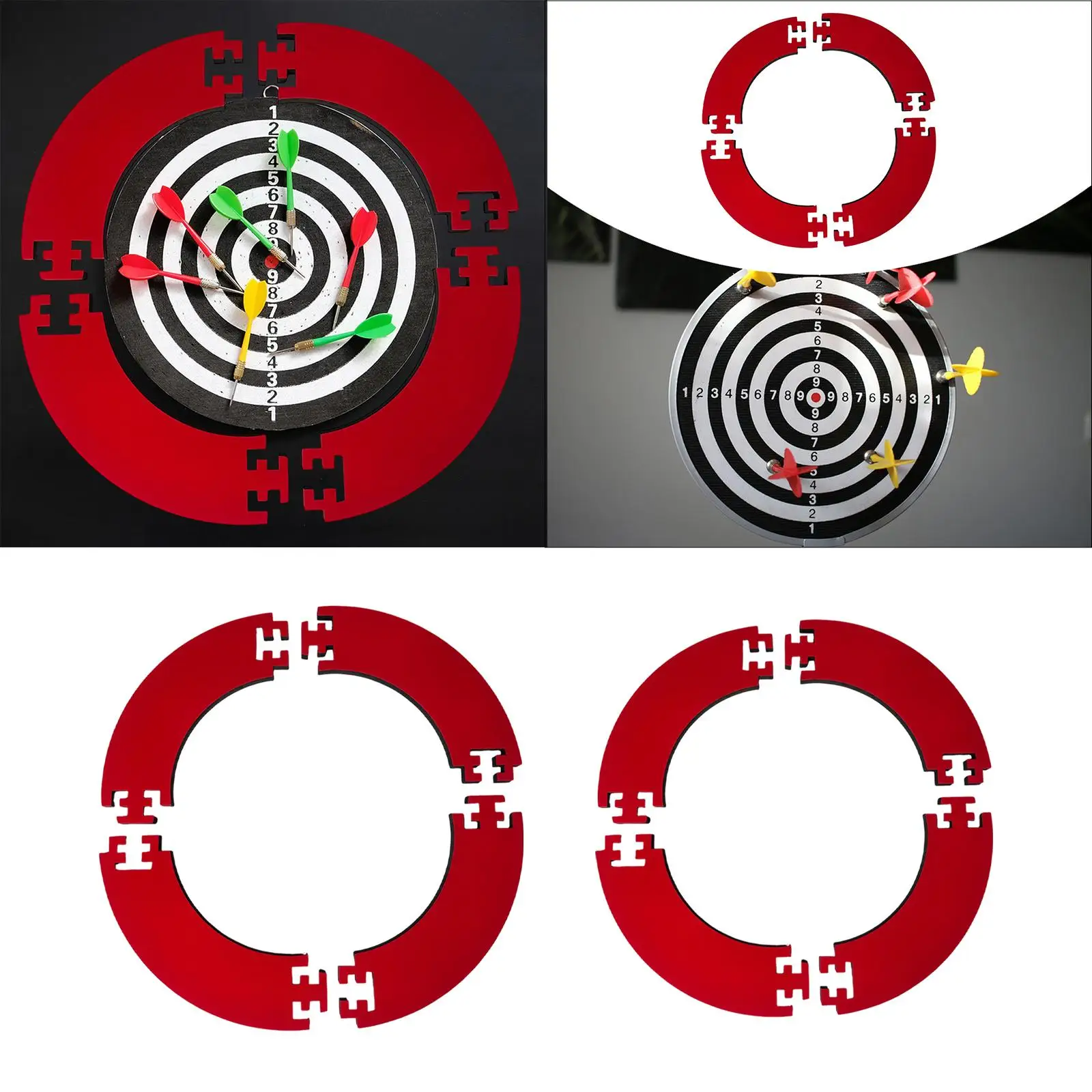 

Dart Board Surround Removable Splicing Design Portable EVA Accessories Dart Board Wall Protector Direct Replaces for Home Office