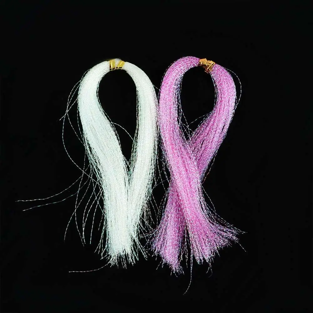 

Decorating Fly Fishing Silk Luminous Silk Crystal Shining String Assist Hook Tying Lure Decoration Line Silk Twisted Strand