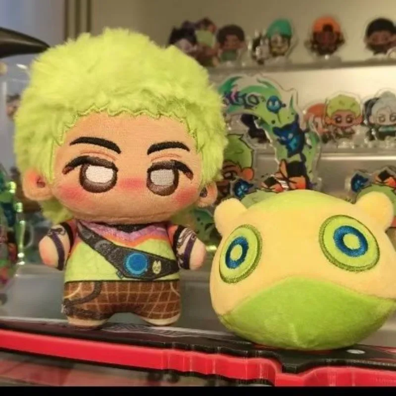 

10 см аниме-игра VALORANT Gekko Kawaii, хлопковая кукла для косплея NuNu, мультяшный мини-мягкий плюшевый брелок, игрушечные фигурки, подарки для фанатов