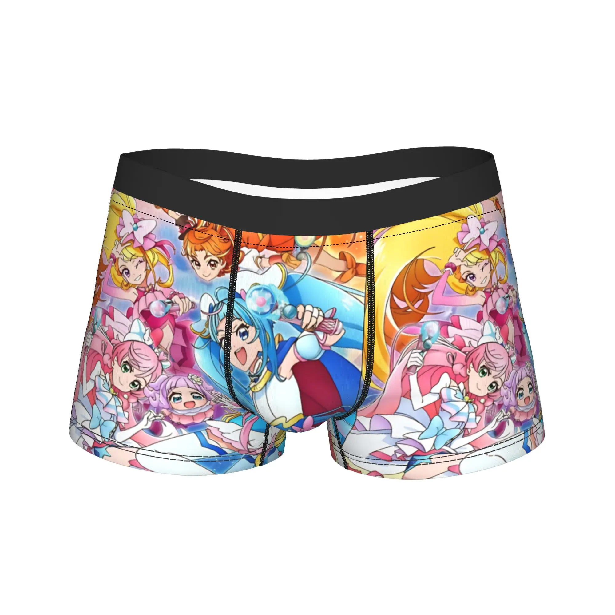 Sky Precure Cloud Sky Group Poster Underwear  Men Boxer Brief Novelty Boxershorts High Quality Custom Plus Size Panties