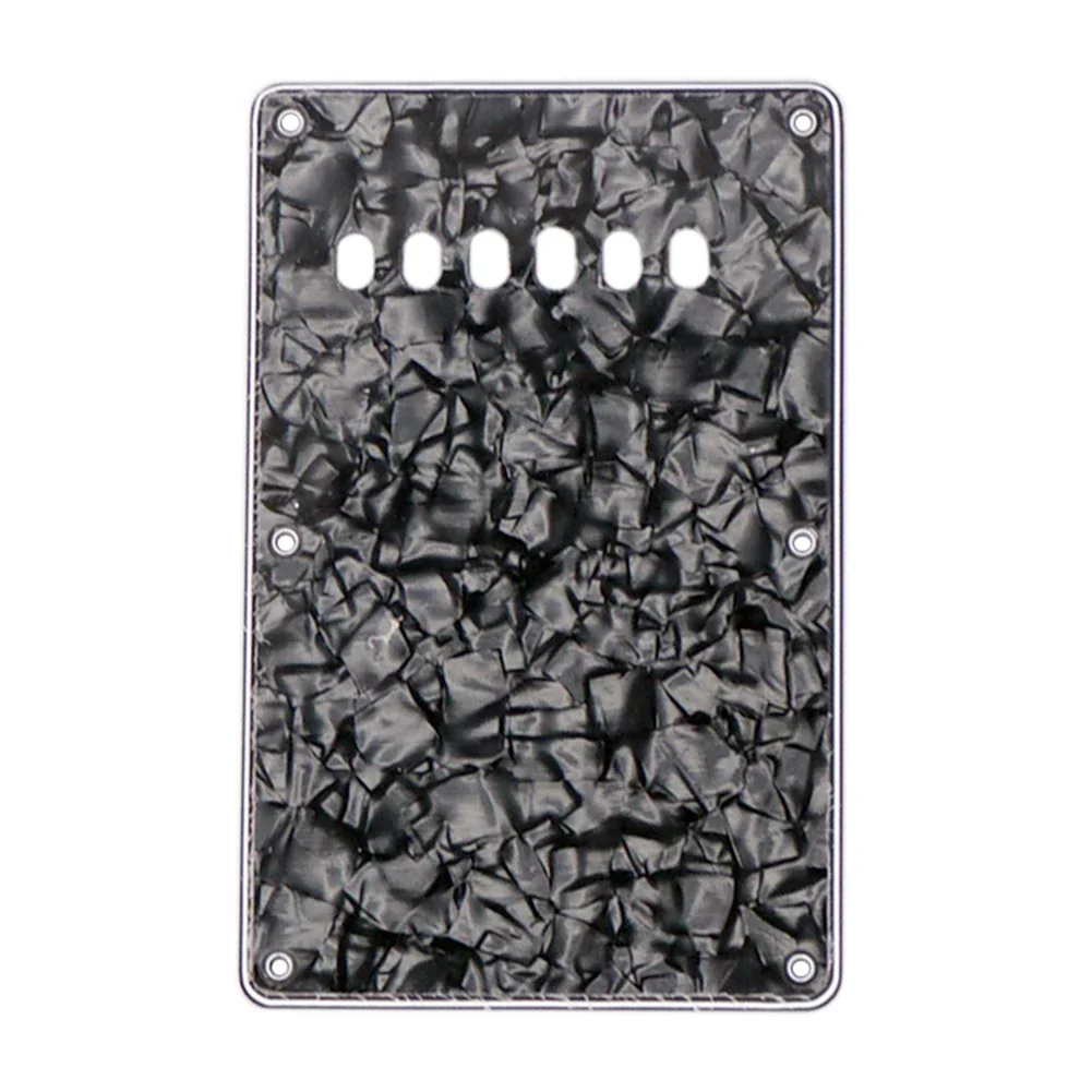 

Tremolo Cover Back Plate Tools 3 Plys 6 Holes Back Plate Cavity Cover Celluloid Electric Guitar Tremolo Hot Sale