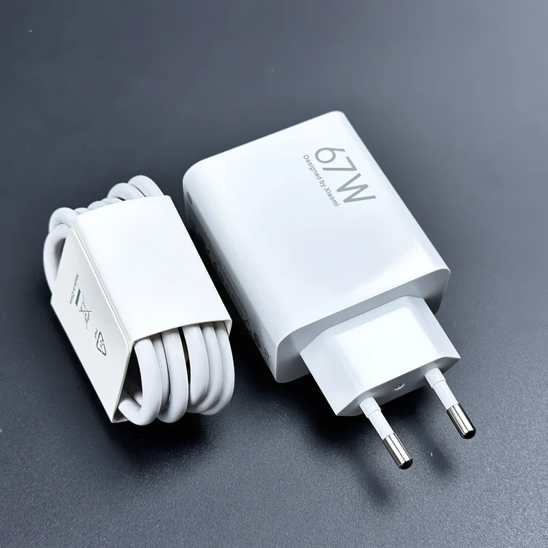 Caricabatterie originale Xiaomi 67W Turbo Fast Charge adattatore ue cavo Usb tipo C per Redmi Note 13 Pro Mi 13 Lite K60 K60E K50 CIVI 3 2