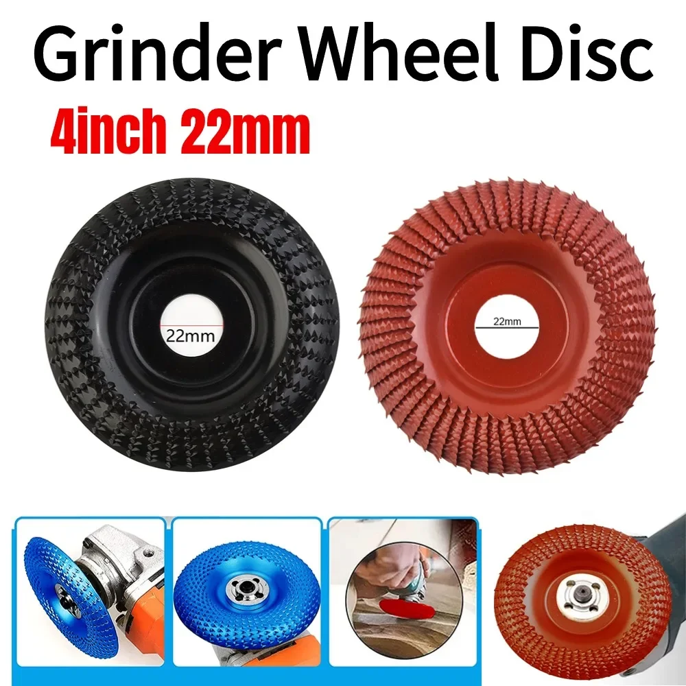 disco de escultura em madeira para madeira angle grinder shaping wheel ferramenta rotativa abrasiva 22 mm bore angle grinders 01