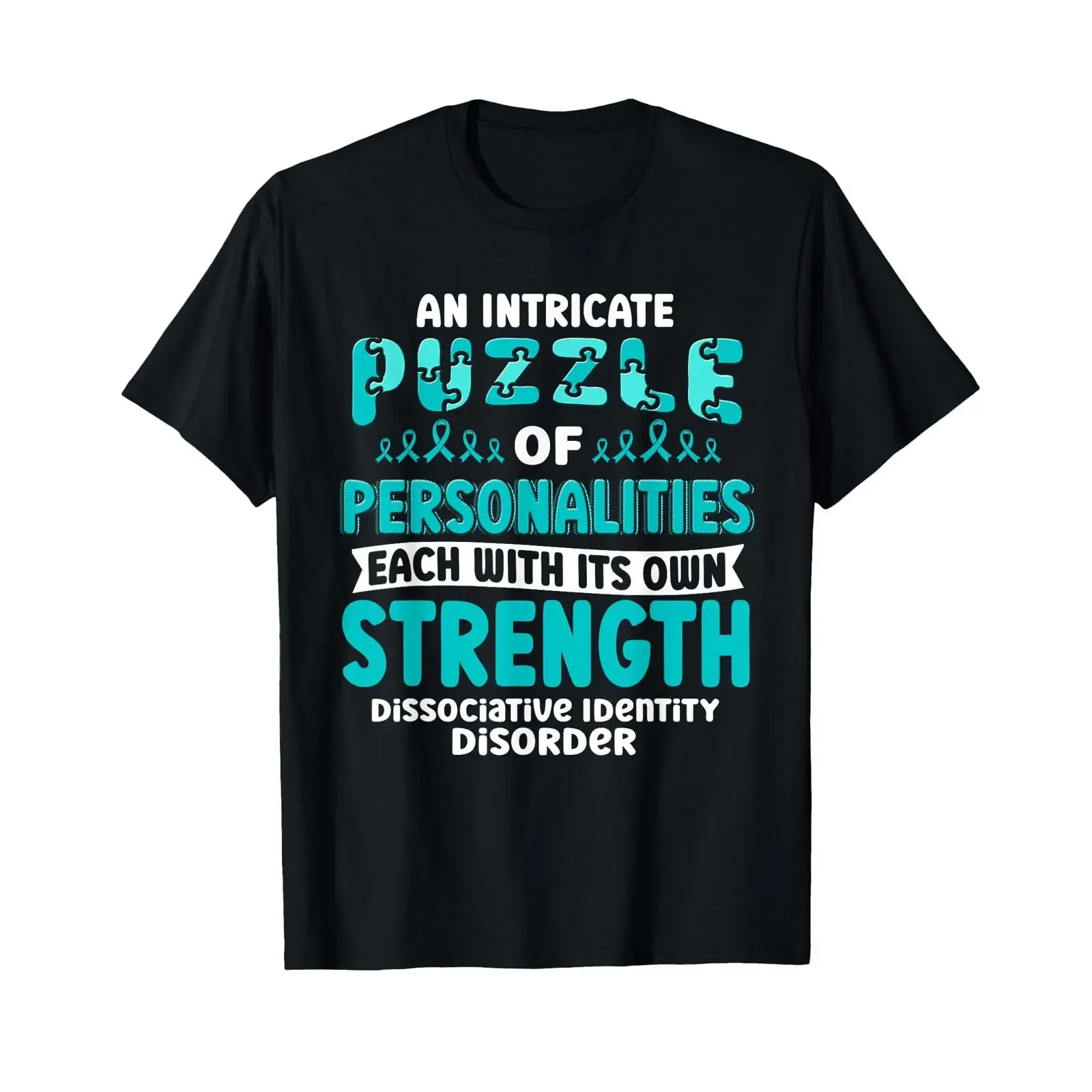 Dissociative Identity Disorder T Shirt vintage Washed Comfortable Breathable Versatile Stretched graphic Casual Unisex homme