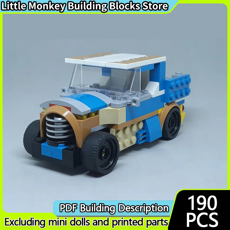 

Speed Racing Car Model MOC Building Bricks High-Speed Modified Car Modular Technology Children Holiday Gifts Assemble Toys Suit