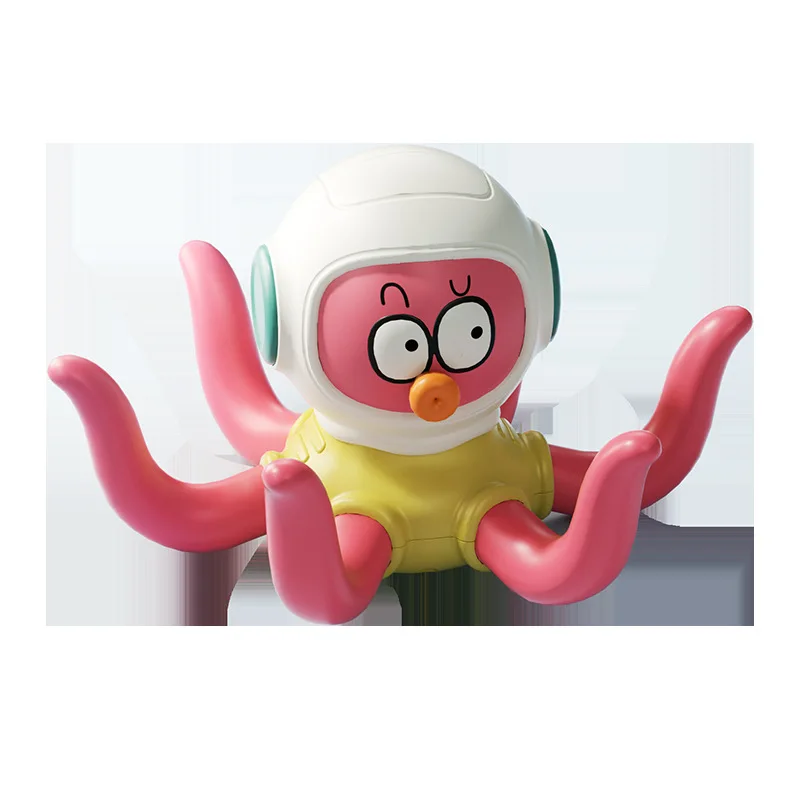 Children's Octopus Ring Playing Water Toy Baby Bathing Float Throwing Ring Octopus Playing Water Bathroom Toy