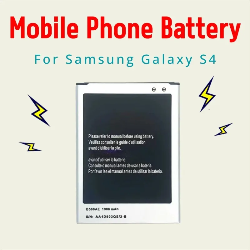 

B500AE 3.8V 1900mAh Mobile Phone Battery for Samsung Galaxy S4 Mini I9190 I9192 I9195 I9197 I257 I435