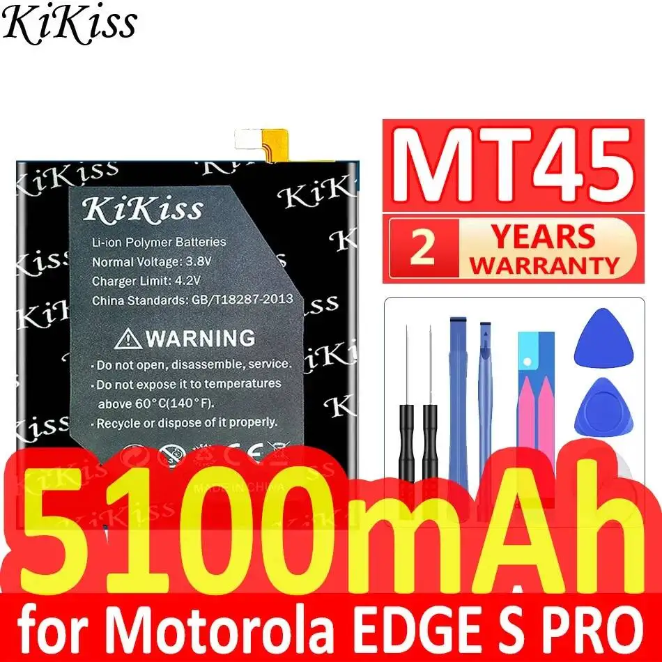 High Capacity For Motorola Moto Edge S Pro XT2153-1 5100mAh Mobile Phone Battery MT45