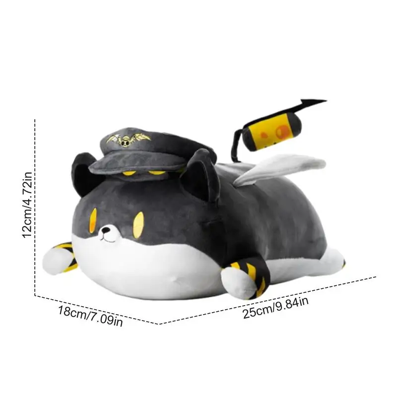 Drones de peluche de Anime para niños, juguetes populares de Anime UZI Murder, Robot asesino, sargento, gato, almohada de felpa, novedad de 2023