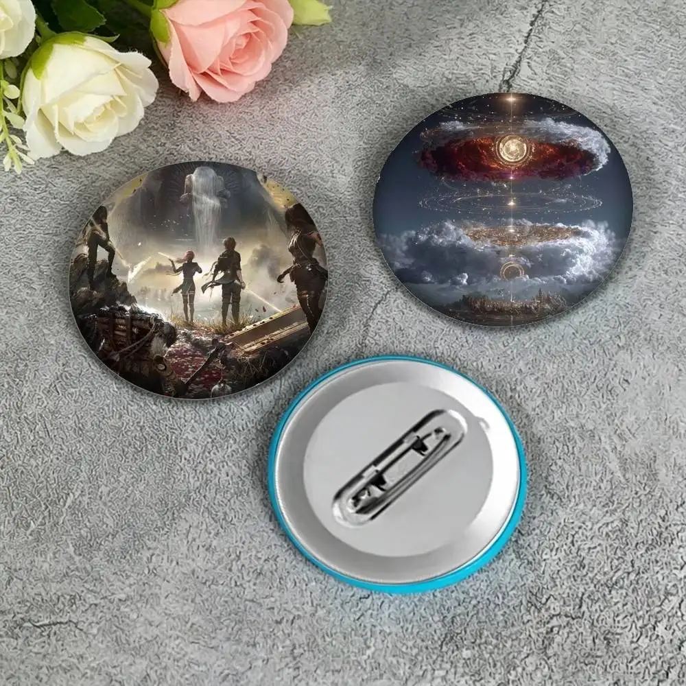 Game E-Expedition 33 K 25 32 44 58 75mm Badges Personalized Round Brooches Pins Accessory Gift