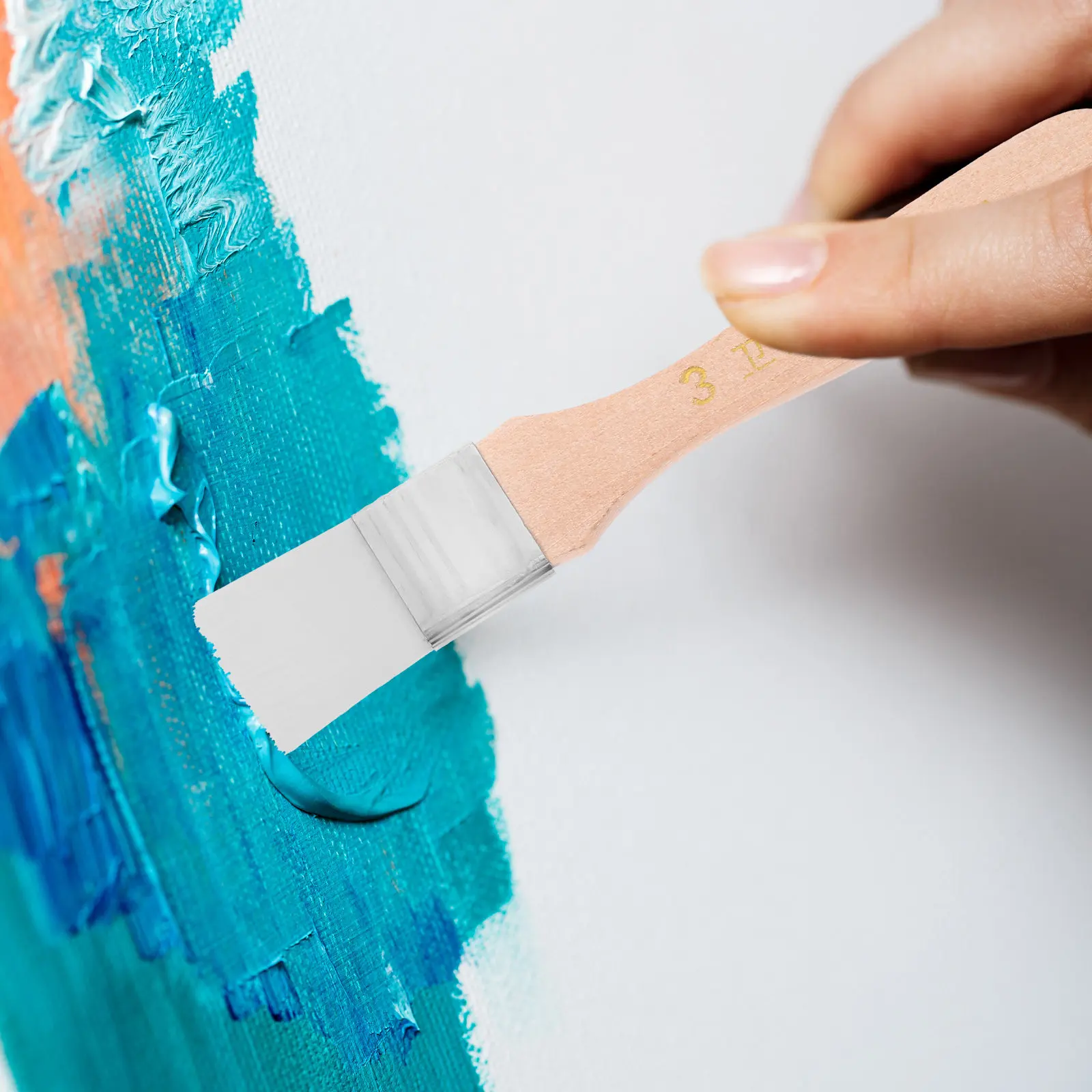 

Набор из 6 прочных нейлоновых кистей для рисования, утолщенные, для красок и клеев, кисти для подкрашивания, принадлежности для художников, кисти для нанесения краски