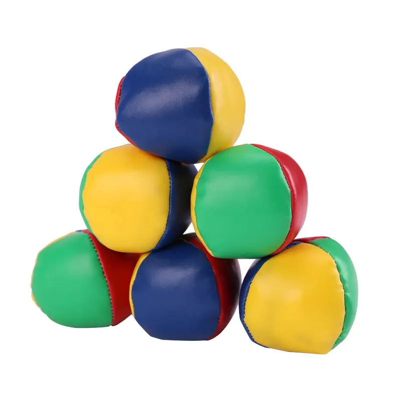 Childrens Outdoor Sport Bal 3 6 Stuks Jongleren Ballen Set Circus Ballen Met 4 Panel Ontwerp Voor Kinderen En volwassenen Outdoor Sport Speelgoed