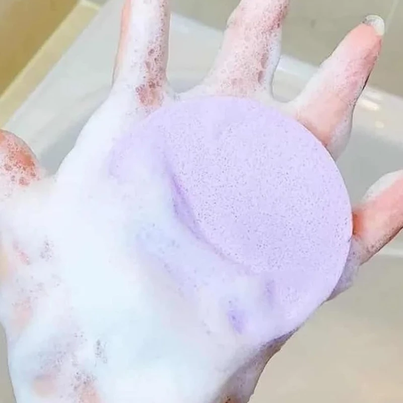 10/50/100pc 圧縮洗顔パッドポータブルフェイシャルスポンジメイク落とし使い捨てパウダーパフ旅行出張